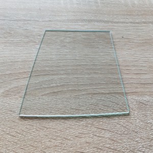 OEM 2 mm uregelmæssig form frontglas til gymnastikapparat