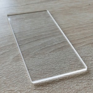 Feuille de verre transparent à quartz de haute pureté pour la désinfection UV