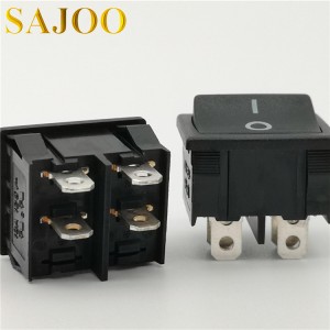 SAJOO 16A T125 4Pin 高品質高電流ロッカー スイッチ SJ2-2