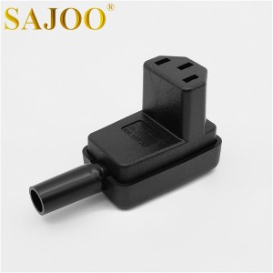 AC Plugs C13 C14 90 degre Horizontal Connector Assembly plug adapter JA-2231-A