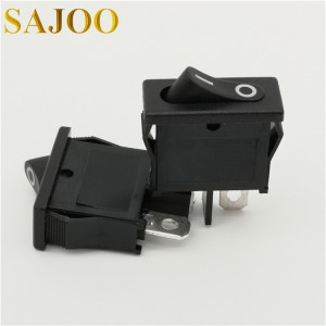 Cheapest Price Cordless Cob Led Light Switch - SAJOO 10A 125V T125 2Pin miniature rocker switch SJ2-6 – Sajoo