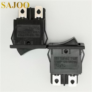 SAJOO 10A T125 2Pin on-off miniature rocker switch