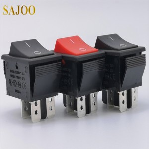 SAJOO 16A 250V 4Pin 5E4 UL сертыфікаваны моцны ток высокай якасці кулісны пераключальнік SJ3-1