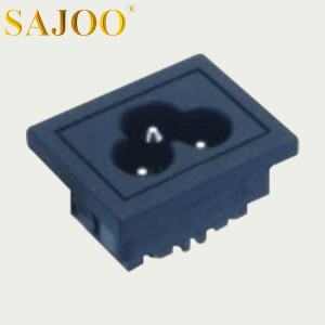SAJOO AC پاور ساکټ JR-307SB1(S)(SNAP in Type)