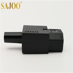 Mataas na Kalidad Re-wirable AC Plugs C19 C20 male female Horizontal Connector assembly plug adapter JA-2231