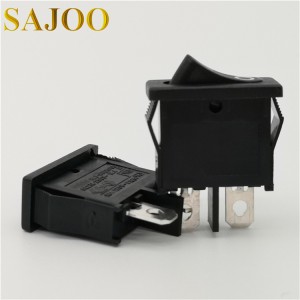 Interruptor basculant en miniatura SAJOO 10A 125V T125 2Pin SJ2-6