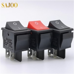 SAJOO 16A 250V 4Pin 5E4 UL сертыфікаваны моцны ток высокай якасці кулісны пераключальнік SJ3-1