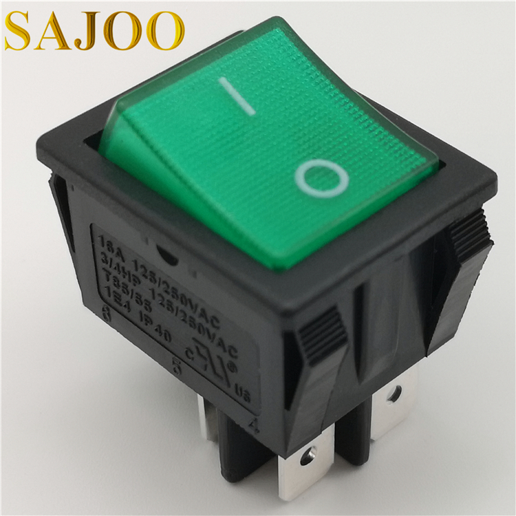 Original Factory Water Resistance Tactile Switch - SAJOO 20A 250V 5E4 UL certified high power high quality rocker switch SJ3-2 – Sajoo