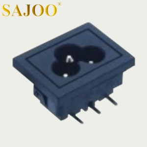 UL SAJOO POWER SOCKET JR-307SB1(PCB)(スナップインタイプ)