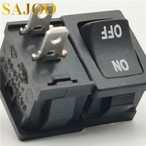 SAJOO 6A 125V T125 UL အသိအမှတ်ပြု rocker switch SJ2-1