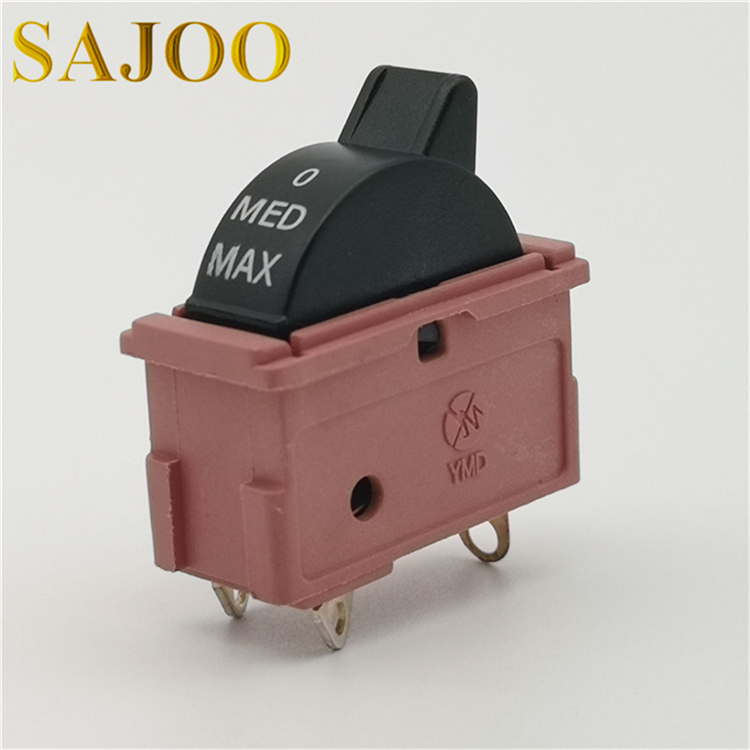 2019 High quality In Wall Touch Switch - SAJOO 3 position ENEC UL TUV rocker switch SJ7-2 – Sajoo