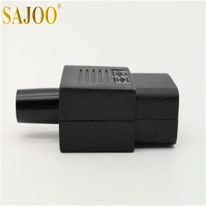 High Quality Re-wirable AC Plugs C19 C20 male female Horizontal Connector assembly plug adapter JA-2261