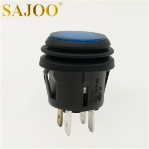 10A T125 PA68 4pin round waterproof button switch SJ1-6(P)