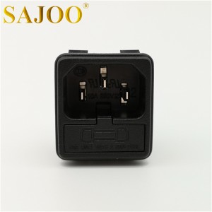 POLYSNAP INTLET 10A 250V Snap-in AC POWER SOCKET WITH FUSE HOLDER convert voltage JR-101-1FS