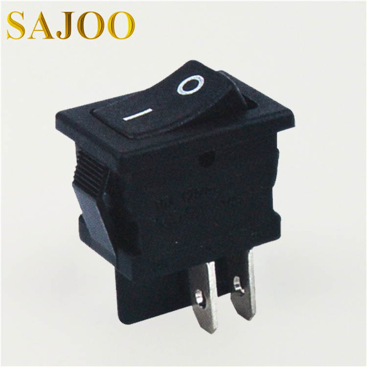 Fixed Competitive Price Self Lock Push Button Switch - SAJOO 4Pin 6A 125V T125 small rocker switch SJ2-12 – Sajoo