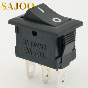 SAJOO 6A 125V T125 3Pin low current rocker switch SJ2-11
