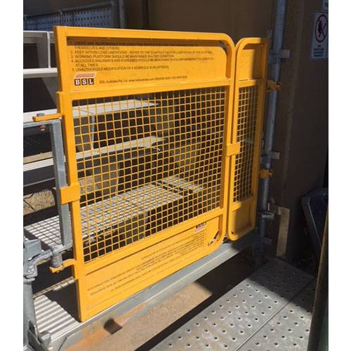 Lowest Price for Industrial Caster Wheel - Scaffolding Self-Closing Safety Gate for Ladder Access – Sampmax detail pictures