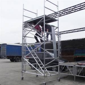 Aluminum Alloy Construction Mobile Scaffolding Tower