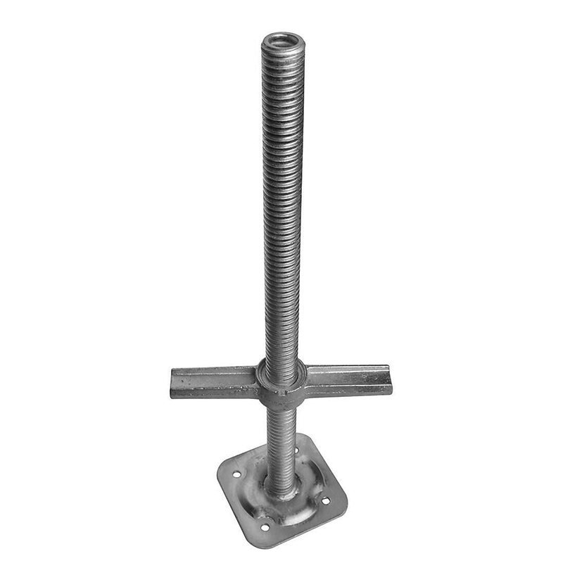 8 Year Exporter Aluminum Scaffold Tower - Adjustable Scaffolding Screw Base Jack U Head Jack Base Plate for scaffolding system – Sampmax detail pictures