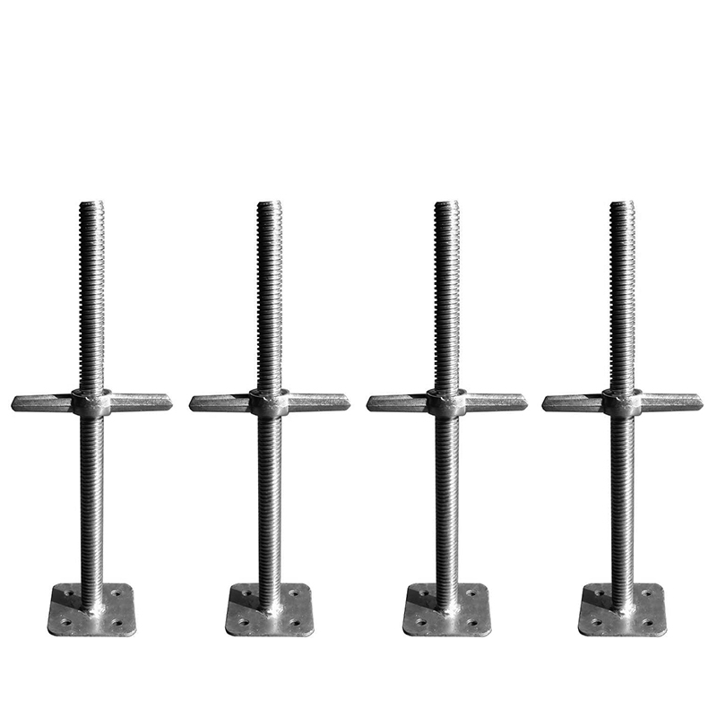 Factory Outlets Aluminum Scaffolding Planks - Adjustable Scaffolding Screw Base Jack U Head Jack Base Plate for scaffolding system – Sampmax detail pictures
