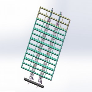 Telescopic elevator hoistway protection platform