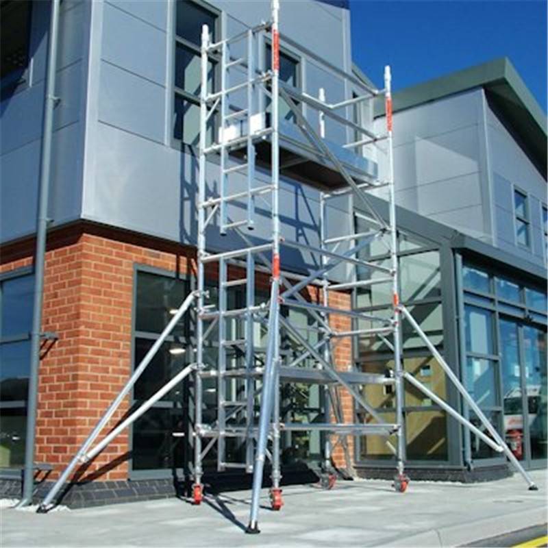 OEM manufacturer Layher Scaffolding - Aluminum Alloy Construction Mobile Scaffolding Tower – Sampmax detail pictures