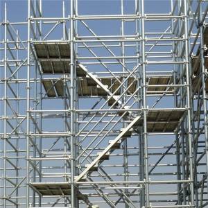 Galvanized Q235 Steel Scaffolding Staircase for Scaffolding System