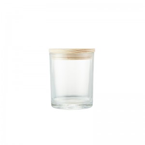 Frascos de vidro de velas vazias de aromaterapia perfumadas para casa