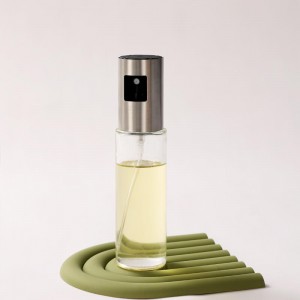 High quality household glass oil bottle with nozzle