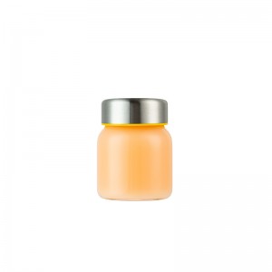 5oz 150ml အဆီအဝိုင်းပုံသဏ္ဍာန် Clear Glass Pudding Honey Jar
