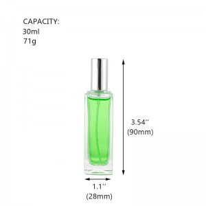 30ml Vintage Clear Tall Perfume Bottle තොග අලෙවිය