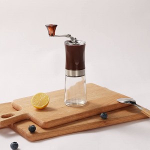 High quality 130ml kitchen glass spice hand grinder manufacturer