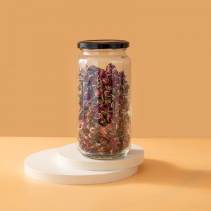 880 ml lasinen pyöreä Economy Jam Jar