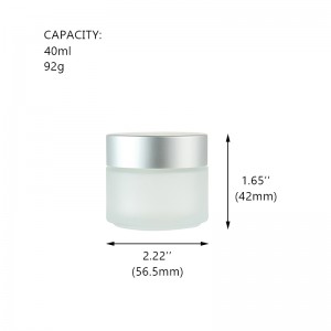 Wholesale high quality glass face cream jars