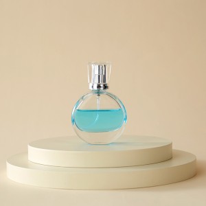 25 ml Clear Tiny Designer Unique Round Flat Spray steklenička parfuma na debelo