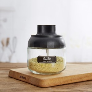 240ml 8oz spice jar glass spice bottle container with spoon