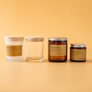 Wholesale Home Scented Aromatherapy Empty Candles Glass Jars