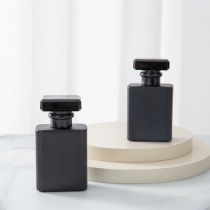 Flacon vaporisateur de parfum carré noir de 50 ml à vendre