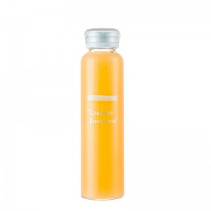 Dor Transparent Beverage Juice Glass Bottle