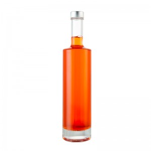 700 ml vysokokvalitná priehľadná sklenená fľaša Flint Spirit
