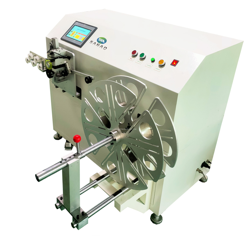 Chinese Professional Copper Cable Stripping Machine -
 Semi-Automatic Cable measure Cutting and Winding machine – Sanao