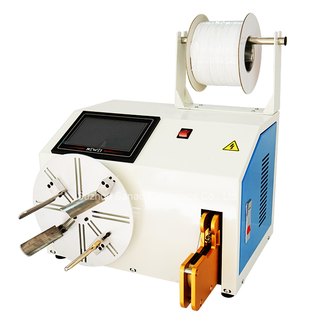 2022 wholesale price Plastic Tube Cutting Machine -
 Semi-Automatic Cable Coil winding bundling Machine – Sanao