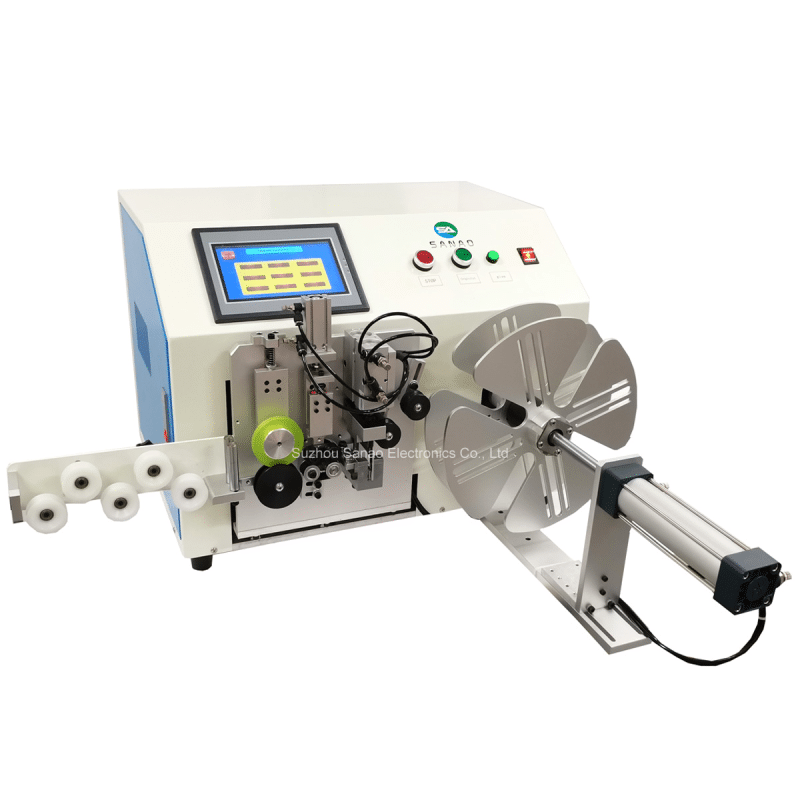 Online Exporter Automatic Ferrule Crimper -
 Semi-Automatic Cable measure cutting Coil Machine – Sanao
