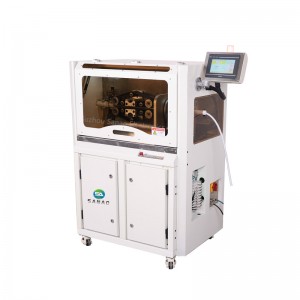 Automatic  tubes cutting tape wrapping machine