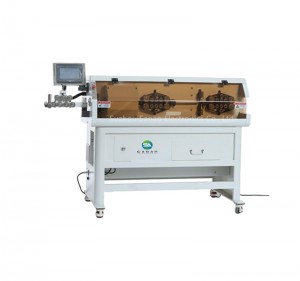 Automatic rotary cable peeling machine
