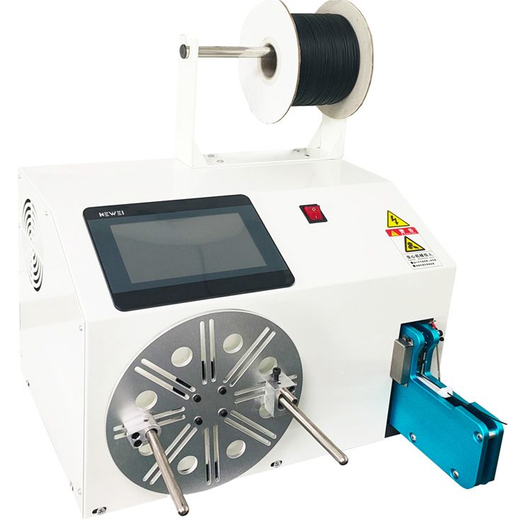 Factory directly Heat Shrink Tubing Cutting Machine -
 Semi-Automatic Cable Coil Winding Bundling Machine – Sanao