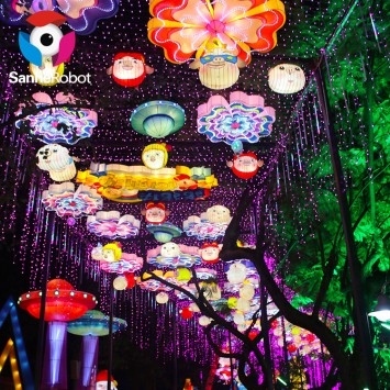Popularni veleprodajni festival kineskih svilenih lampiona
