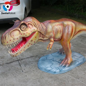 Park Decorative Life Size Realistic Fiberglass dinosaur Statues