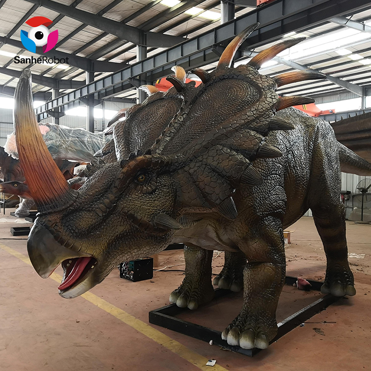 China Wholesale Walking Dinosaur Costume Factories Pricelist - Life Size Mechanical  realistic robotic dinosaur model for sale  – Sanhe