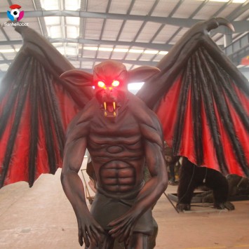 Customized attraction animatronic monster model for sale